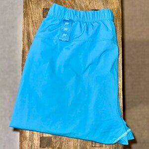 Fabletics Mens “The One Jogger” Pants (Riptide/Teal, Polyester, Size M)